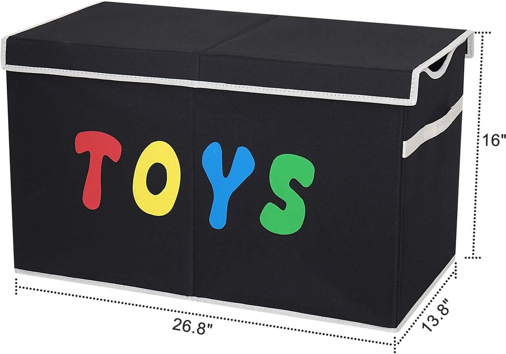 Black Foldable Toy Chest