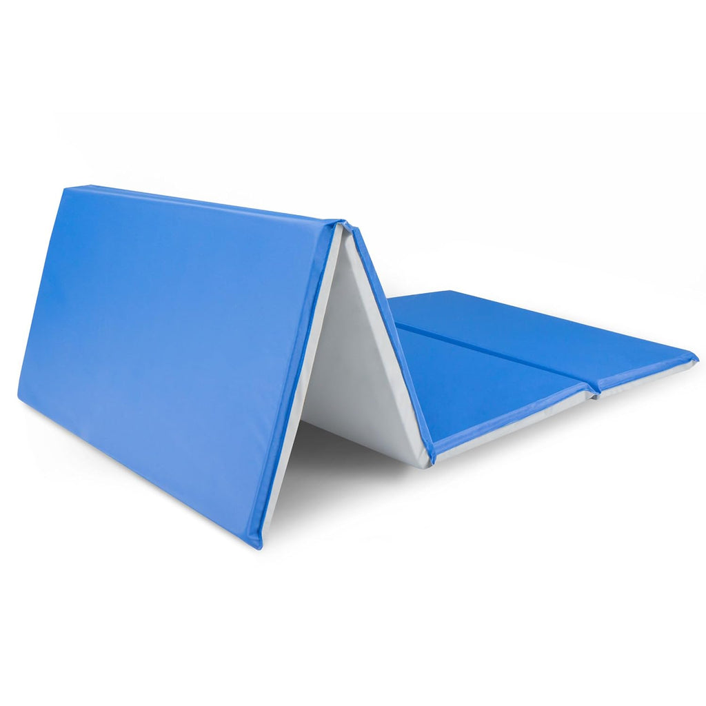 Blue Gray Four-Fold Kids Rest Mat