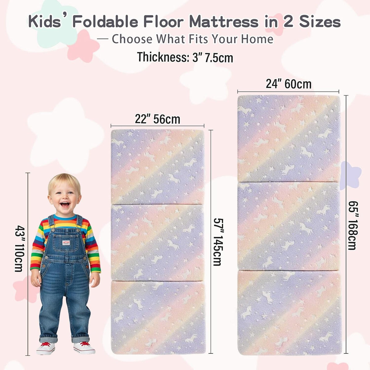 Pegasus Glow Foldable Kids Nap Mat