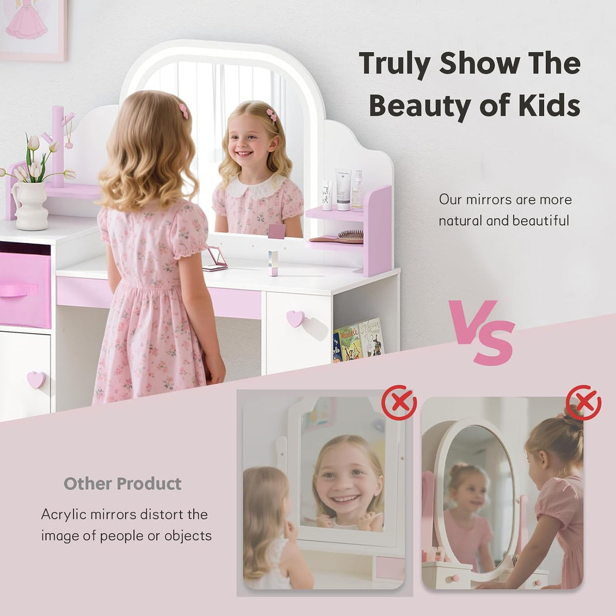 3 in 1 Kids Vanity Set