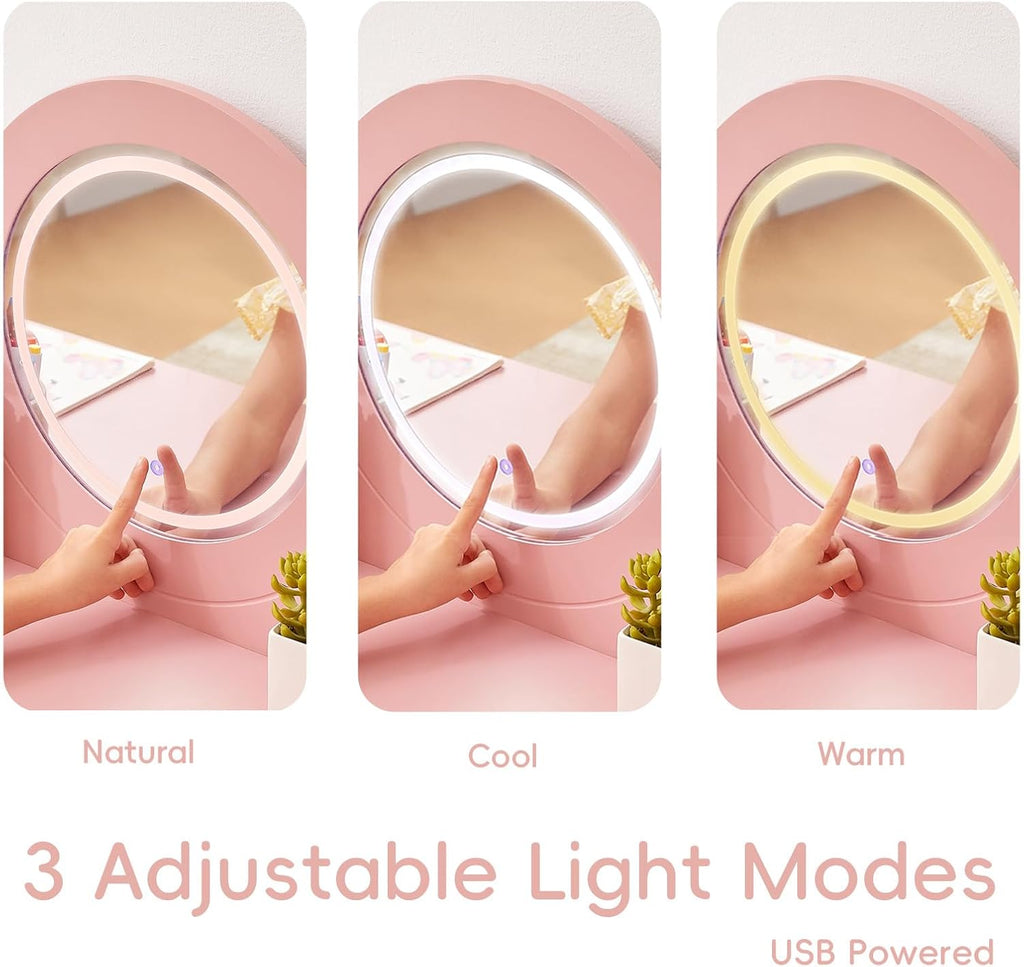 Pink Kids Vanity Set