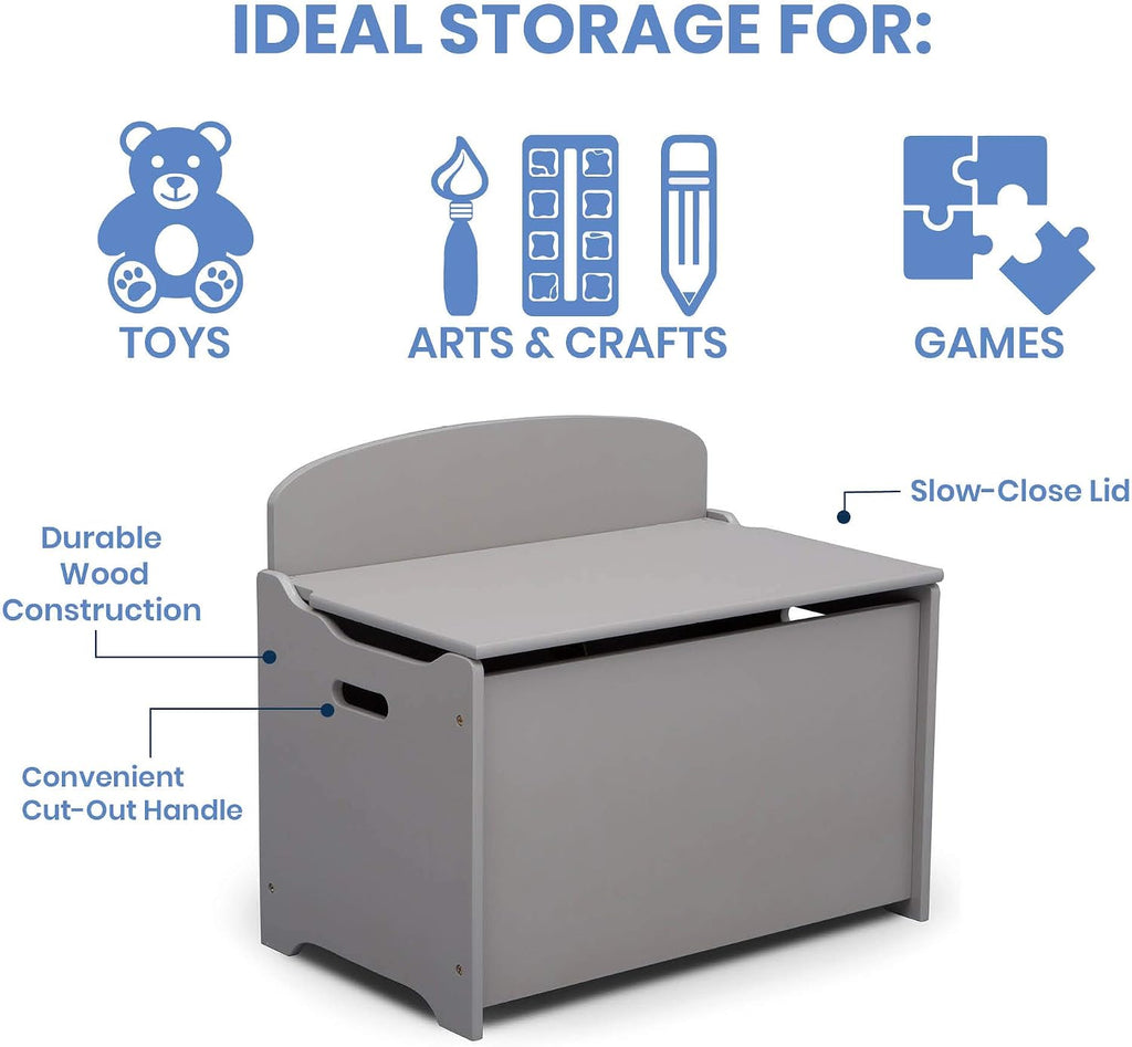 Children Grey Toy Box