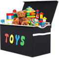 Black Foldable Toy Chest