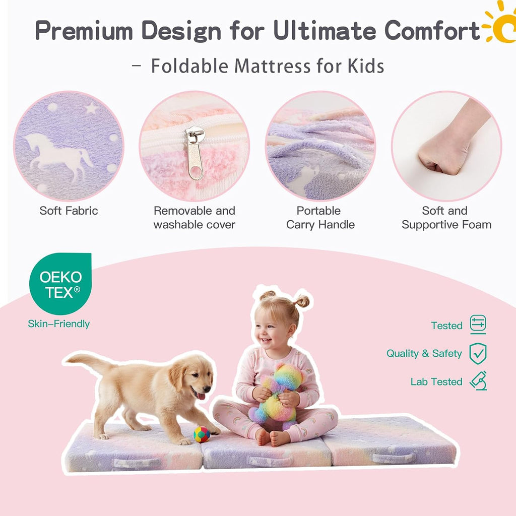 Pegasus Glow Foldable Kids Nap Mat