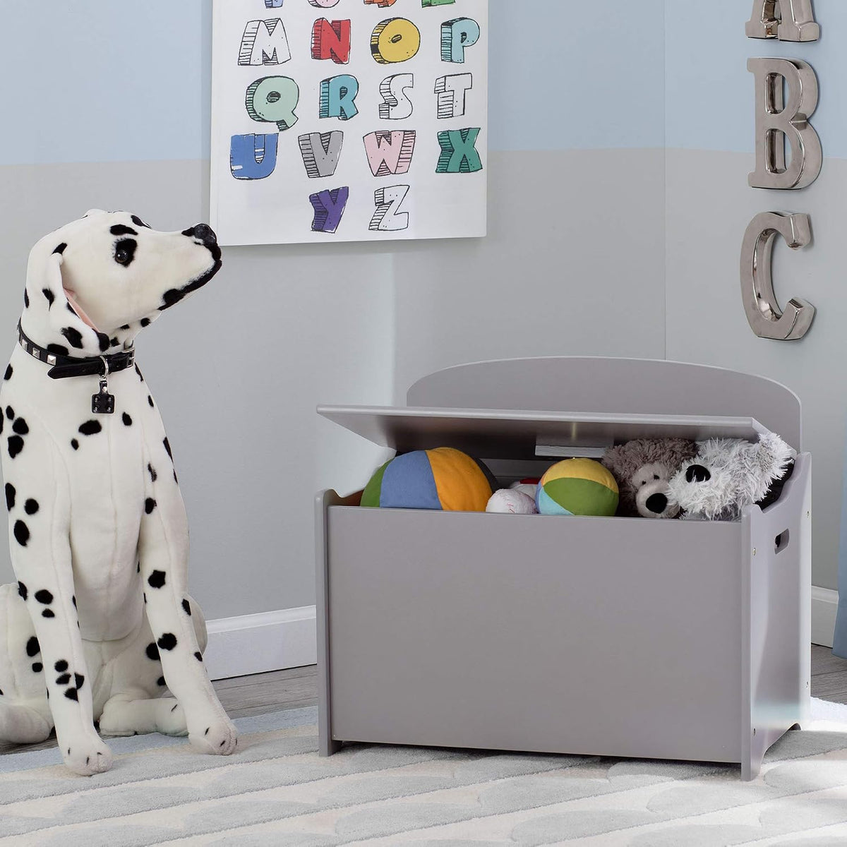 Children Grey Toy Box