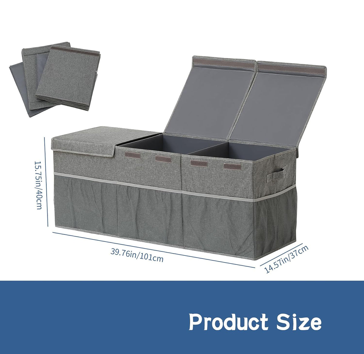 Large Foldable Toy Storage Chest