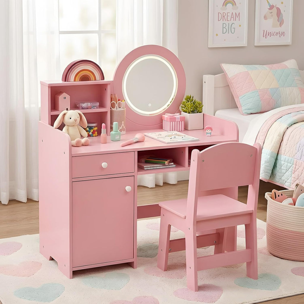 Pink Kids Vanity Set