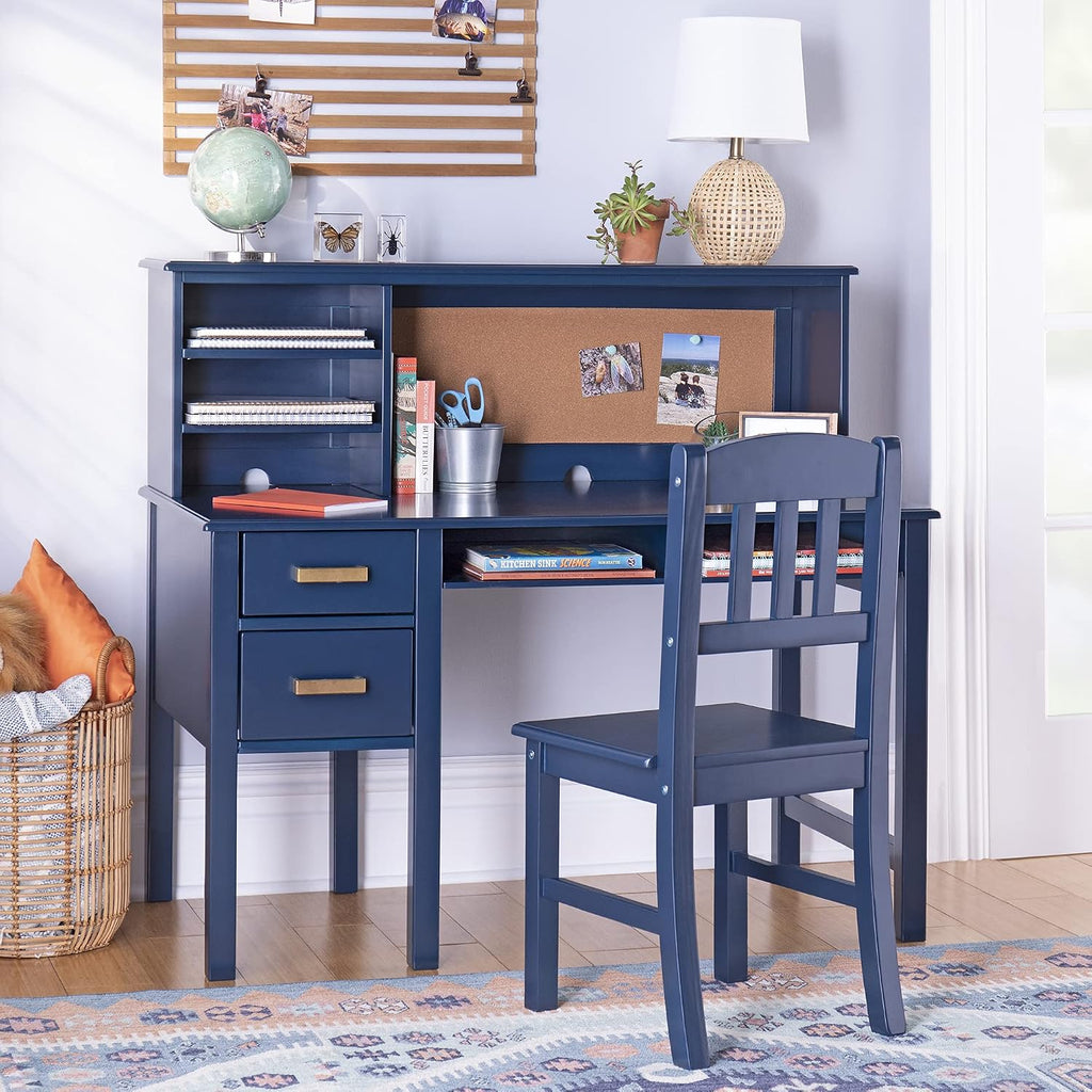 Navy Taiga Kids Desk Chair Set