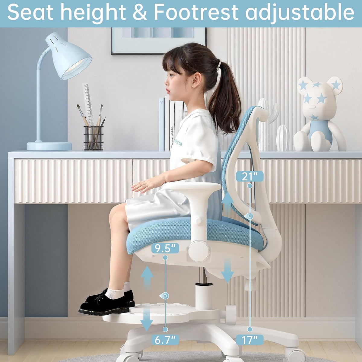 Blue Deer Ergonomic Kids Desk Chair