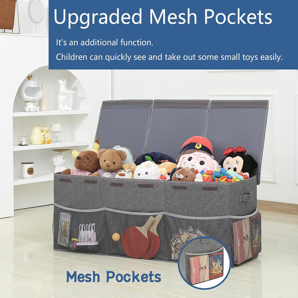 Large Foldable Toy Storage Chest