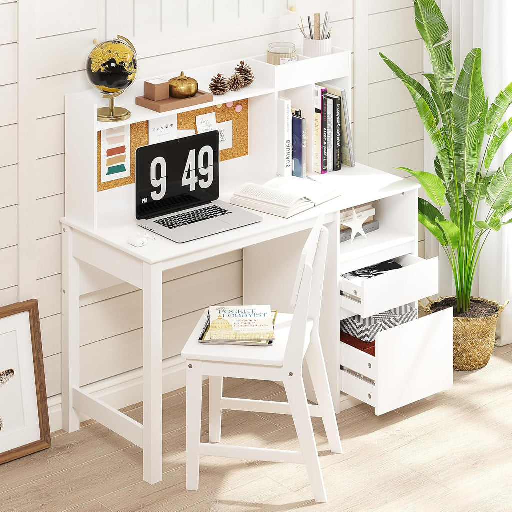Wooden Kids Study Desk & Chair Set